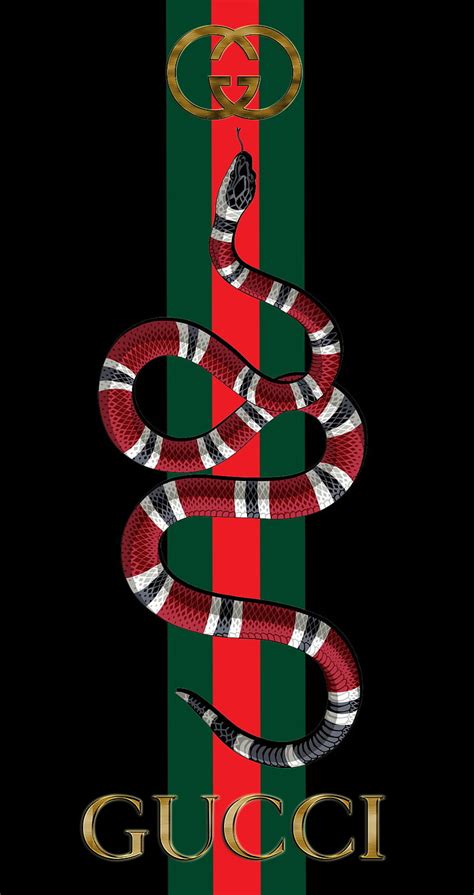 gucci snake logo.